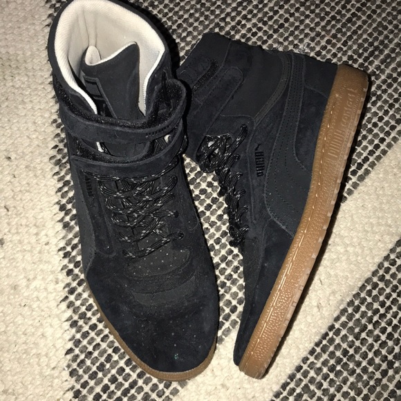 puma high top black